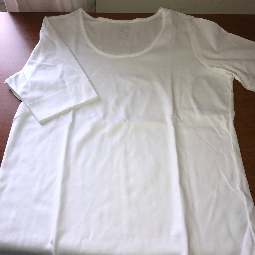 L.L. Bean Women's Elbow Length Sleeve T-Shirt